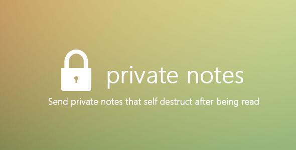 Private Notes - ReactJS & Laravel based web app template